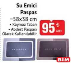 SU EMİCİ PASPAS fiyat ve kampanya bilgisi